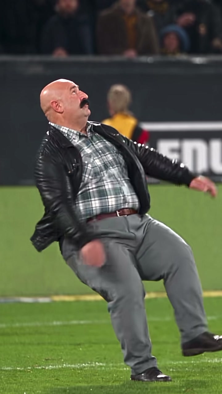 Original AI football video trend clip before the swap